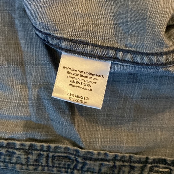 Eileen fisher chambray button down - Picture 2 of 3